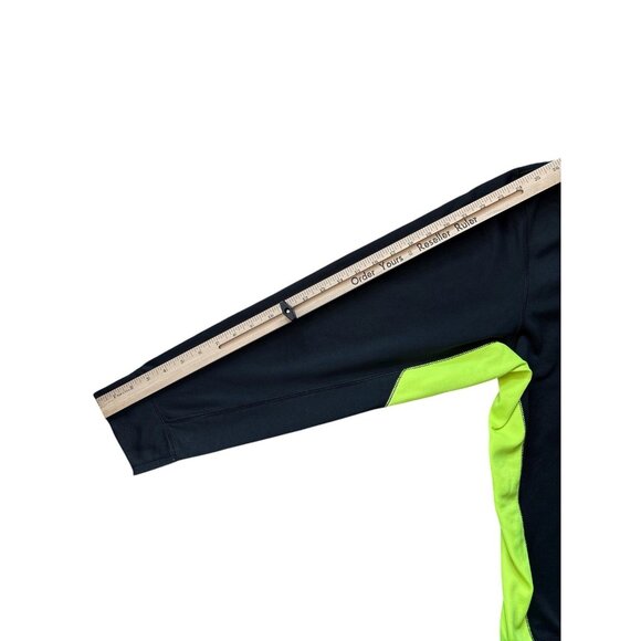 Nike Therma-Fit Hoodie Mens XL Black Volt Pullover Sweatshirt Swoosh 485784-018 - Picture 7 of 8